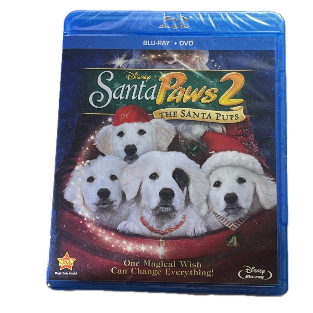 Disney Santa Paws 2 The Santa Pups‎ Blu-ray DVD 2-Disc Combo Sealed Holiday 2012